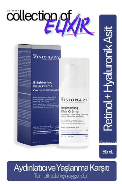 The Visionary Retinol, Hyaluronik Asit Ve Arbutin Içeren Aydınlatıcı, Kırışıklık Ve Leke Karşıtı Krem 50 ml