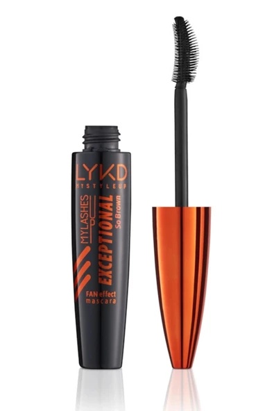 LYKD Kahverengi Exceptional Fan Effect & Curl Maskara - Yelpaze Etkili ve Kıvrım Veren Maskara - 3