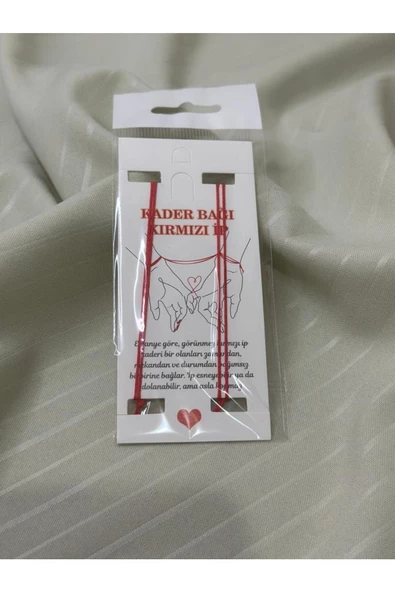CeyCe Kader Bağı Kırmzı Ip Bileklik - 2
