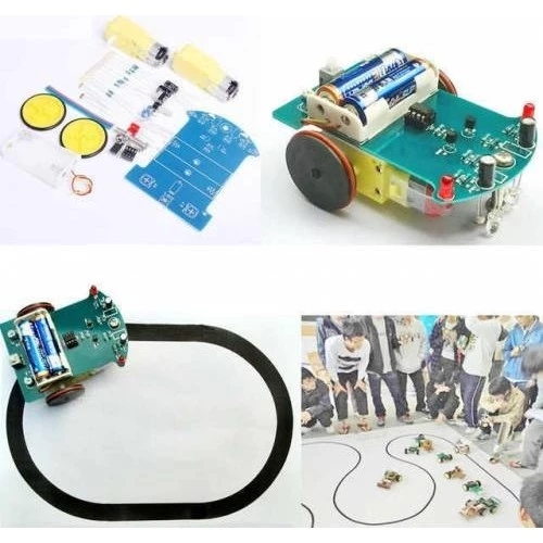 Çizgi İzleyen Çizgi Takip Eden Robot - Monteli Montajlı - 4