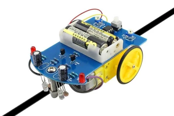 Çizgi İzleyen Çizgi Takip Eden Robot - Monteli Montajlı - 5
