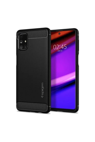 Galaxy M31s Kılıf Rugged Armor Matte Black - ACS01459 ürün görseli 1
