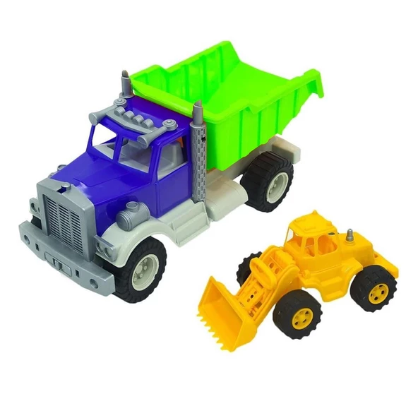 Uçar Kids İnşaat Kamyonum ve Mini Buldozer 121U