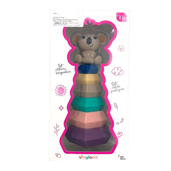 Erpa Masal Soft İstifleme Beşgen Koala 7'li Set 661884