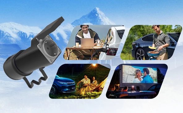 SGSTEC BYD V2L Adaptör Priz - 2