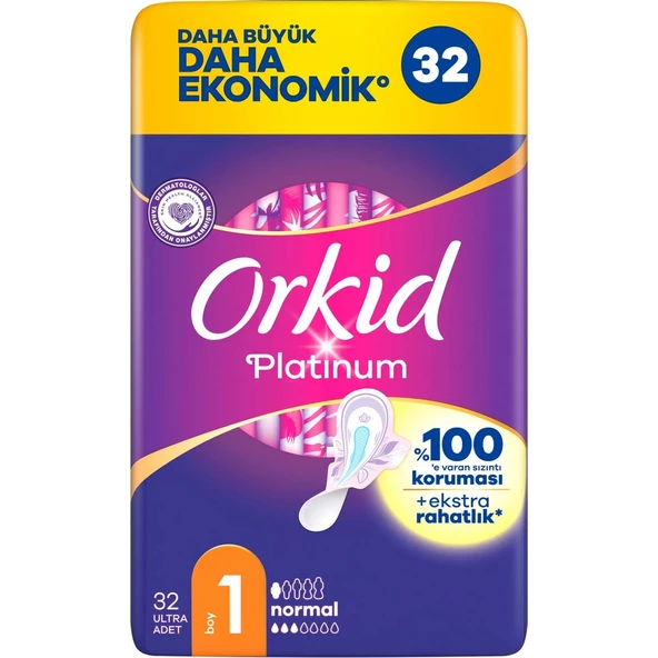 Orkid Platinum Normal (Boy 1) 32 adet Hijyenik Ped - 2