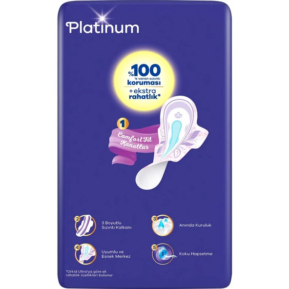 Orkid Platinum Normal (Boy 1) 32 adet Hijyenik Ped - 8