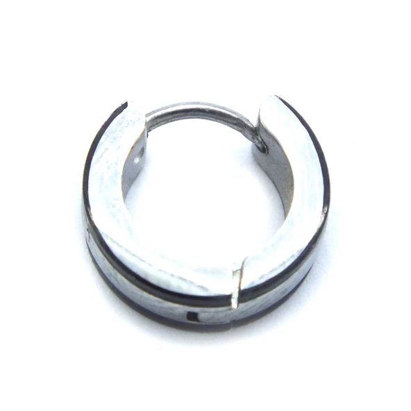 BZ 316L Çelik Çift Renk 5mm Halka Küpe UNK-701 - 5