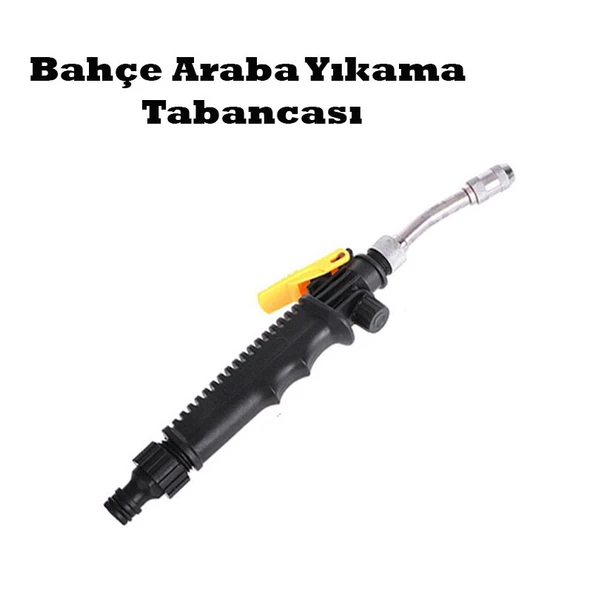 Monozone  30cm Bahçe Sulama Yüksek Basınçlı Metal+Plastik Su Tabancası Oto Yıkama Ve Sulama Püskürtme Tabancası - Resim 4