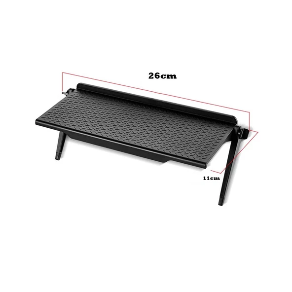 Monozone Monitor Tv Üstü Raf Stand Portatif Katlanabilir Düzenleyici Raf Telefon Standı Tv Askı Aparatı - Resim 3