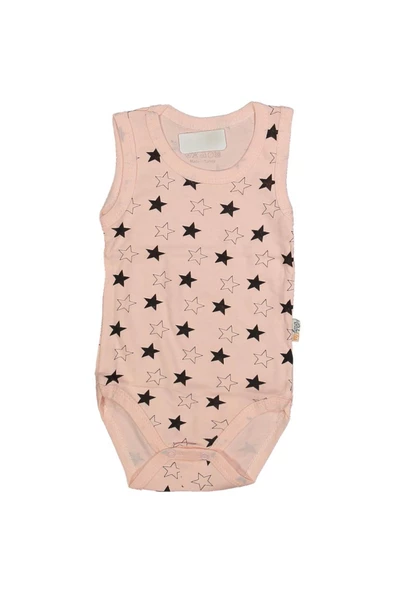 DİAMONDSTAR UNISEX 0/9 AY İNTERLOK YENİ YILDIZ BADİ