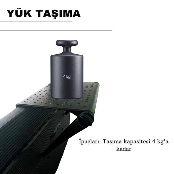 Monozone Monitor Tv Üstü Raf Stand Portatif Katlanabilir Düzenleyici Raf Telefon Standı Tv Askı Aparatı - Resim 6