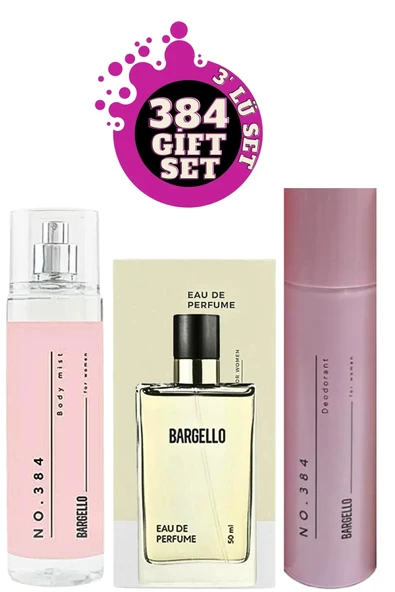384 Edp Kadın Parfüm No:384 Vücut Spreyi No:384 Deodorant BRGPEN384SET