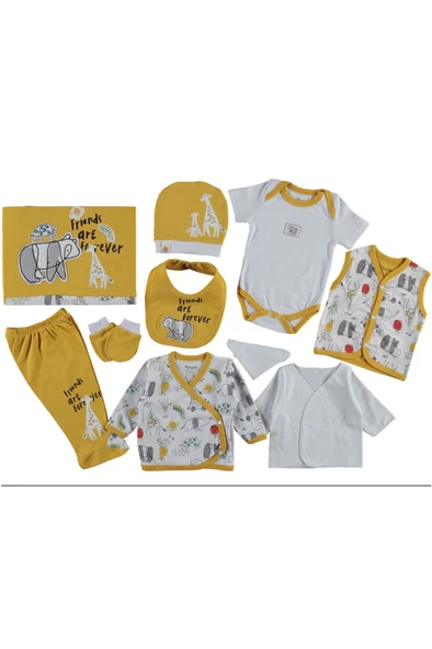 DİAMONDSTAR FRIENDS ARE FOREVER BASKILI 10'LU ERKEK ZIBIN SETİ