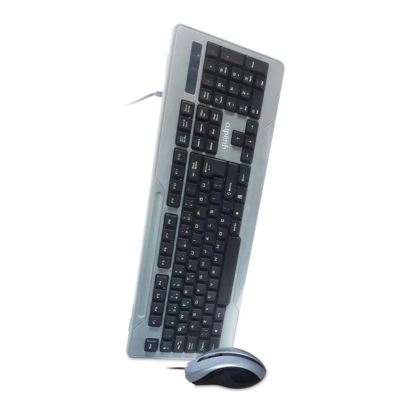 Quadro Q USB Türkçe Multimedia Klavye + Mouse Seti - Resim 2