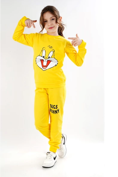 Karekter Baskılı 2 İp  3/8 Yaş  Eşofman Takım - 4