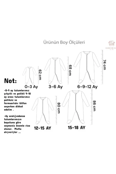 9/18 Ay Fermuarlı Kuş Baskılı Tulum SETİ - 2
