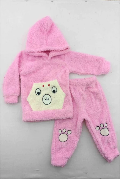 pembe Kışlık Welsoft Lüx Bebek Takımı