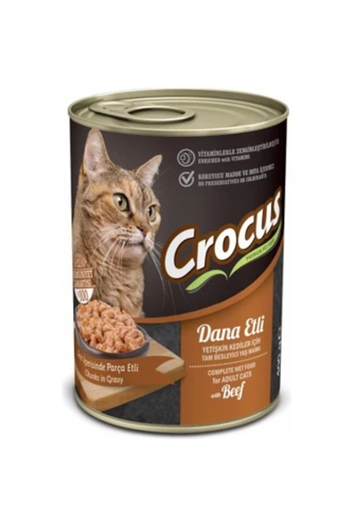 Yetişkin Kedi Dana Etli Yaş Mama 400 Gr
