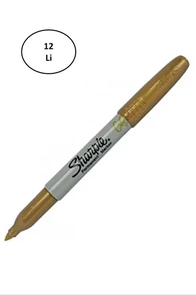 Sharpie Fine Metalik Parmenent Markör Bronz 1834365 12'li