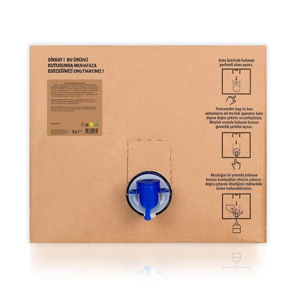 Eyüp Sabri Tuncer Zeytinyağlı Köpük Sabun Bodrum Mandalinası 5 Litre Bag In Box Endüstriyel