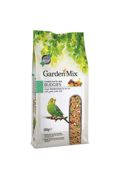 Garden Mix Platin Meyveli Muhabbet Kuş Yemi 500 Gr.