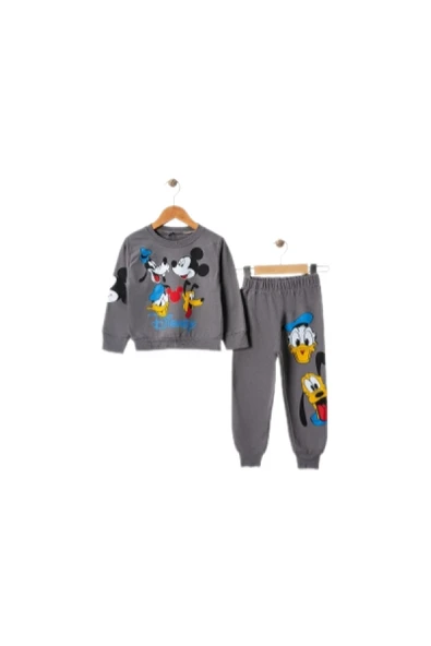 Erkek Çocuk Karakter Baskılı 4/12 Yaş Eşofman Takımı