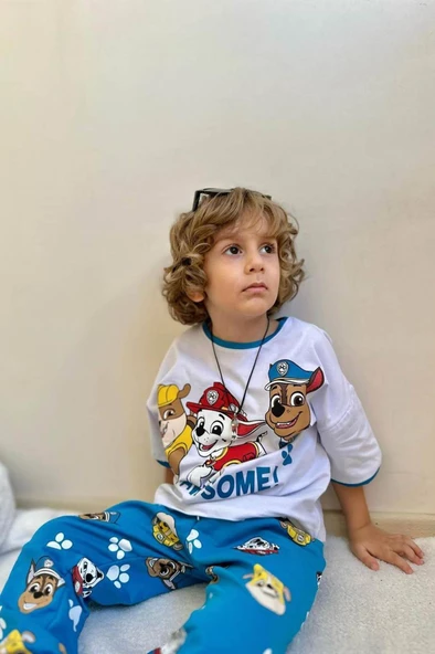 KAREKTER BASKILI MEVSİMLİK 3/10 YAŞ EŞOFMAN TAKIM - 2