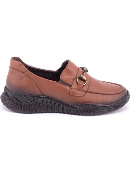 VENÜS 1953830K ORTOPEDİK ESNEK TOKALI KADIN DERİ AYAKKABI - Resim 5