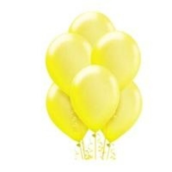 Makaron Sarı Renk Balon 10 Adet