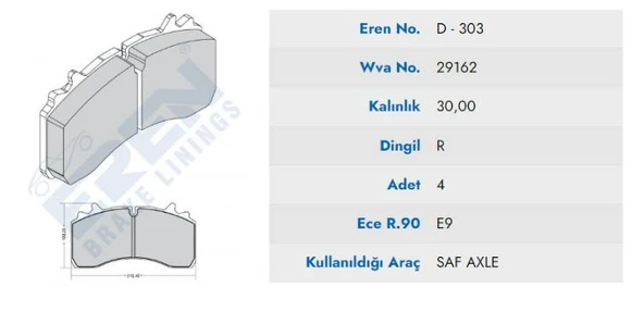 SAF DINGIL E.M DISK BALATA 29162