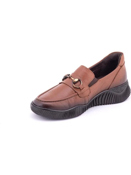 VENÜS 1953830K ORTOPEDİK ESNEK TOKALI KADIN DERİ AYAKKABI - Resim 7