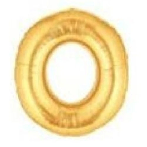 O Harf Folyo Balon GOLD 40 CM (16 İNÇ)