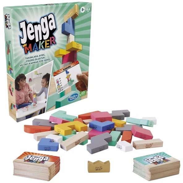 Jenga Maker - Kutu Oyunu / 0621F4528131 ürün görseli