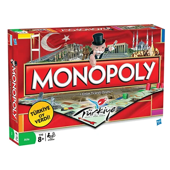 Monopoly Türkiye -  Emlak Ticareti Kutu Oyunu / 122301610131