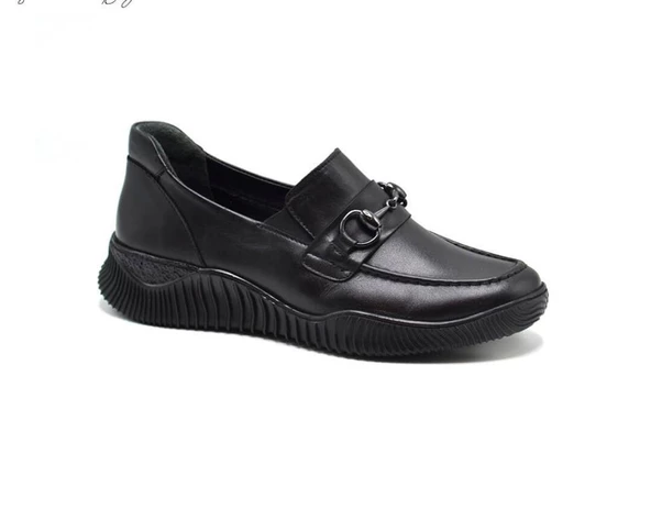 VENÜS 1953830K ORTOPEDİK ESNEK TOKALI KADIN DERİ AYAKKABI ürün görseli 1