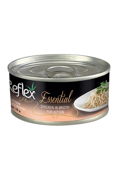 Plus Essential Et Suyu İçinde Tavuklu Yavru Kedi Konservesi 70 Gr