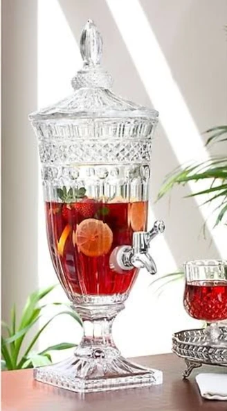 Cam Sebil, Şerbetlik, Limonatalık 2 Litre - 4