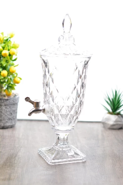 Cam Sebil, Şerbetlik, Limonatalık 2 Litre - 5