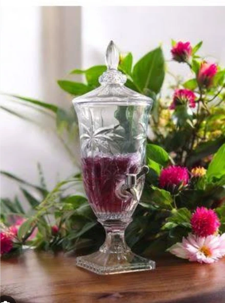 Cam Sebil, Şerbetlik, Limonatalık 2 Litre - 2