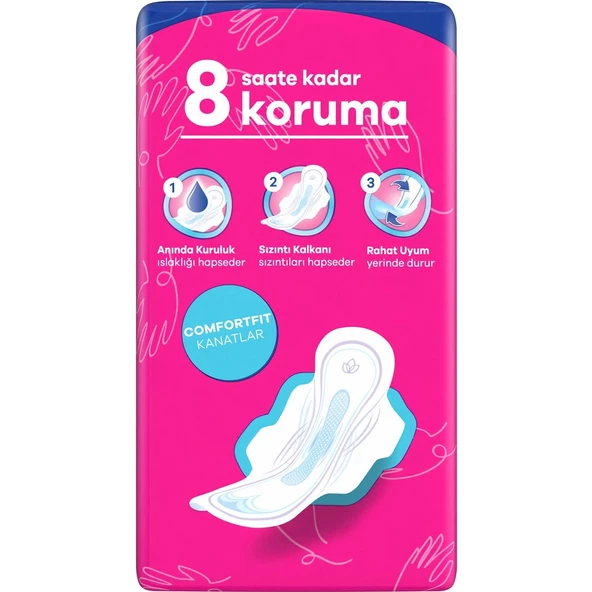 Orkid Ultra Uzun (Boy 2) 28 adet Hijyenik Ped - 9