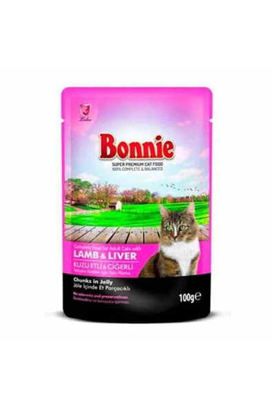 Puppy Kuzu Etli Ve Ciğerli Pouch Yetişkin Konserve Kedi Maması 100 gr