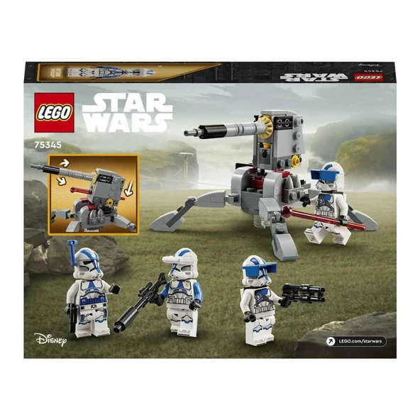 LEGO Star Wars 501. Klon Trooperlar Savaş Paketi 75345