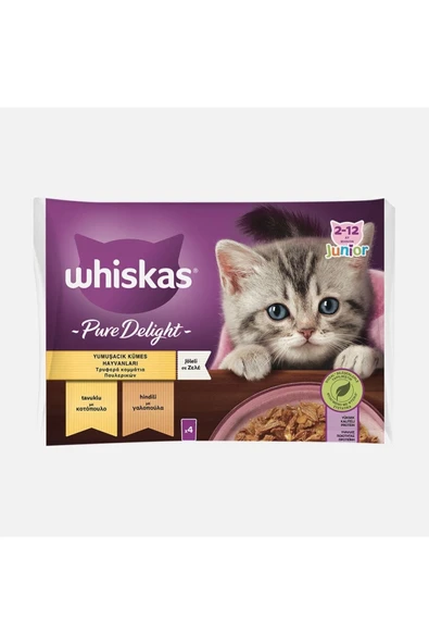 Pure Delight Yavru Kümes Hayvanlı Poşet Yaş Mama 340g ürün görseli