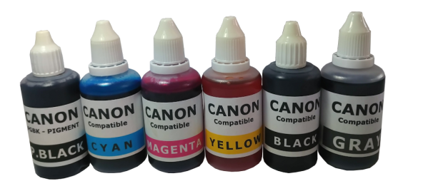 CANON PGI-550 CLI-551 UYUMLU KOLAY DOLAN KARTUŞ+6x50ml MÜREKKEP 6 RENK (DOLU) - 3