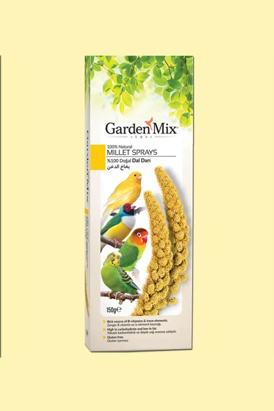 Kuşlarınız Için Sarı Dal Darı - 150 Gram