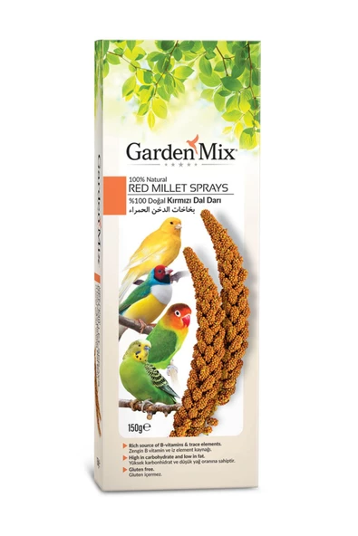 Platin B Vitaminli Kuşlar Için Kırmızı Dal Darı 150 Gr