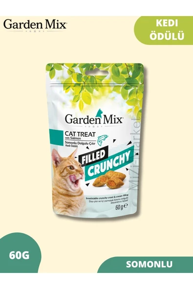 Somonlu Içi Dolgulu Kedi Ödülü 60gr - 1