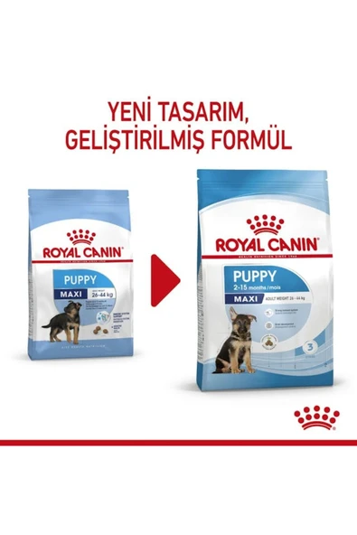 Maxi Puppy Büyük Irk Yavru Köpek Maması 15 Kg - Resim 5