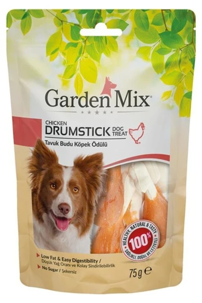 Garden Mıx Sargılı Pres Kemik Köpek Ödülü 75 Gr TRNHL ürün görseli 1